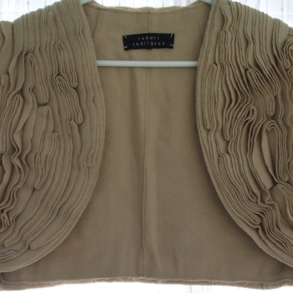Roberto Rodriguez Wool Bolero Jacket - Picture 3 of 5